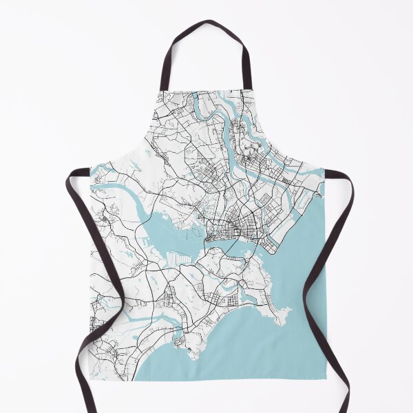 Item preview, Shantou City Map of Guangdong, China - Circle designed and sold by deMAP.