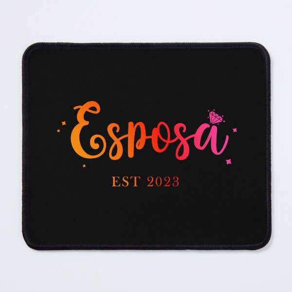 Item preview, Esposa est 2023 - red yellow version - wife since 2023 - Bride to be 2023 designed and sold by ALLURE-minimal.
