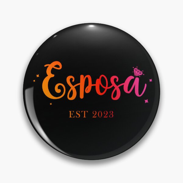 Item preview, Esposa est 2023 - red yellow version - wife since 2023 - Bride to be 2023 designed and sold by ALLURE-minimal.