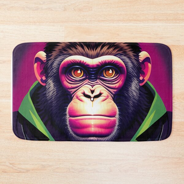 Item preview, cyberpunk gorilla  ape Kong portrait illustration art 1 designed and sold by vishalraifx.