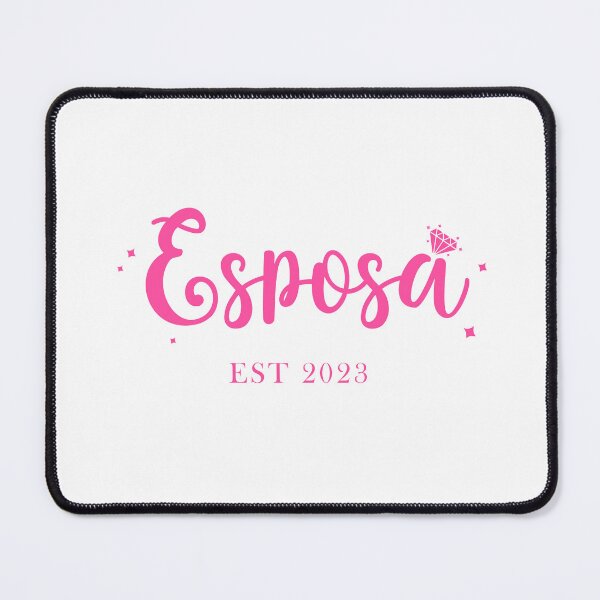 Item preview, Esposa est 2023 - pink wedding version - wife since 2023 - Bride to be 2023 designed and sold by ALLURE-minimal.
