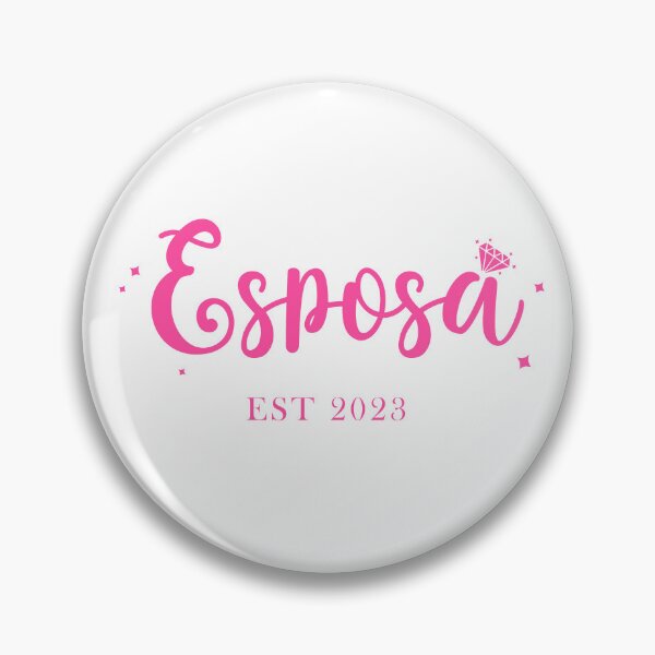 Item preview, Esposa est 2023 - pink wedding version - wife since 2023 - Bride to be 2023 designed and sold by ALLURE-minimal.