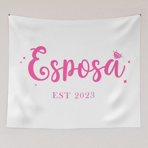 Item preview, Esposa est 2023 - versión de boda rosa - esposa desde 2023 - Bride to be 2023 designed and sold by ALLURE-minimal.