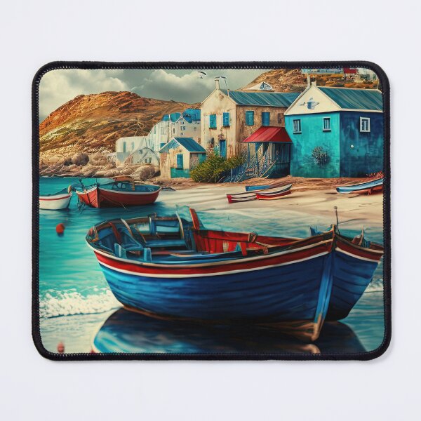 Item preview, Quaint Seaside Village designed and sold by Shundayah.