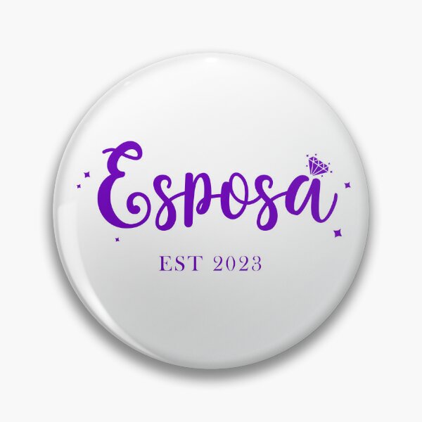 Item preview, Esposa est 2023 - lavender wedding version - wife since 2023 - Bride to be 2023 designed and sold by ALLURE-minimal.
