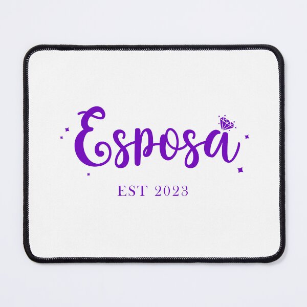 Item preview, Esposa est 2023 - lavender wedding version - wife since 2023 - Bride to be 2023 designed and sold by ALLURE-minimal.