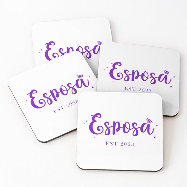 Item preview, Esposa est 2023 - lavender wedding version - wife since 2023 - Bride to be 2023 designed and sold by ALLURE-minimal.
