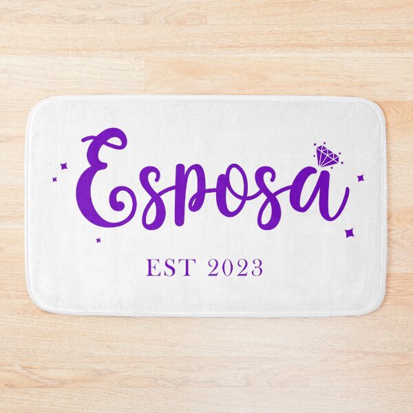 Item preview, Esposa est 2023 - lavender wedding version - wife since 2023 - Bride to be 2023 designed and sold by ALLURE-minimal.
