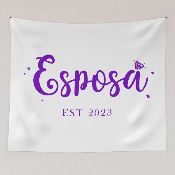 Item preview, Esposa est 2023 - versión de boda lavanda - esposa desde 2023 - Bride to be 2023 designed and sold by ALLURE-minimal.