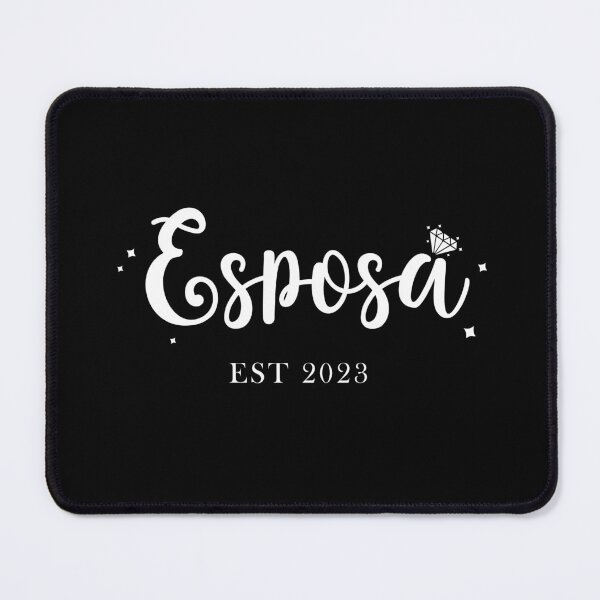 Item preview, Copy of Esposa est 2023 - black and white version - wife since 2023 - Bride to be 2023 designed and sold by ALLURE-minimal.