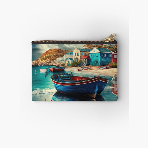 Item preview, Quaint Seaside Village designed and sold by Shundayah.