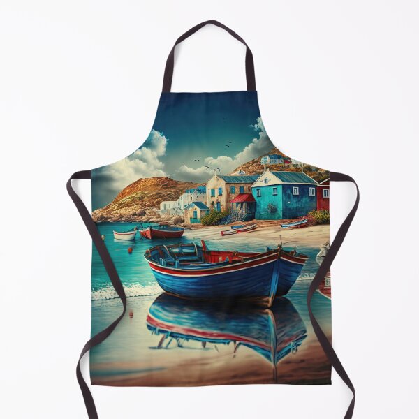 Item preview, Quaint Seaside Village designed and sold by Shundayah.