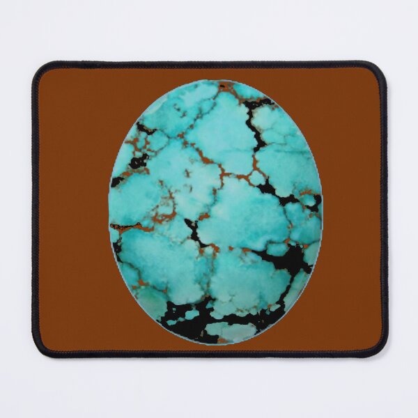 Item preview, VEINED TURQUOISE BROWN CABOCHON DECEMBER BIRTHSTONE GEM ART designed and sold by sharlesart.