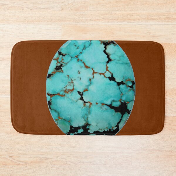 Item preview, VEINED TURQUOISE BROWN CABOCHON DECEMBER BIRTHSTONE GEM ART designed and sold by sharlesart.