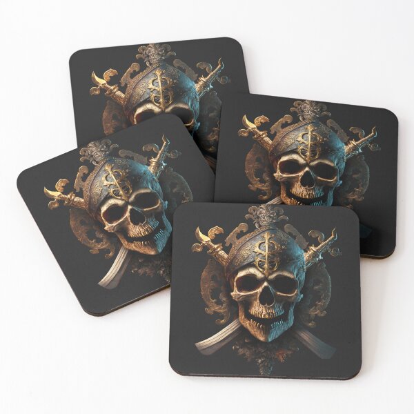 Item preview, Oriental Pirate Skull designed and sold by ArchAngelAries.