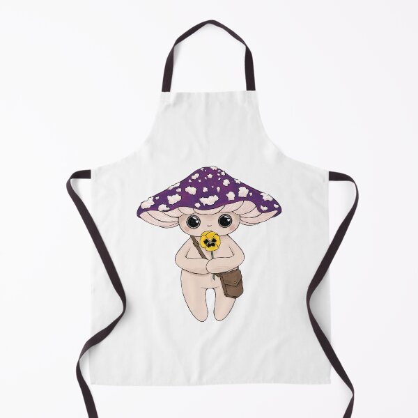 Item preview, Cottagecore Purple Mushroom Man designed and sold by L-monade.