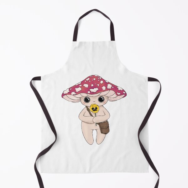 Item preview, Cottagecore Pink Mushroom Man designed and sold by L-monade.