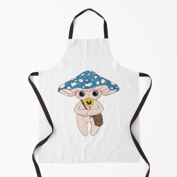 Item preview, Cottagecore Blue Mushroom Man designed and sold by L-monade.
