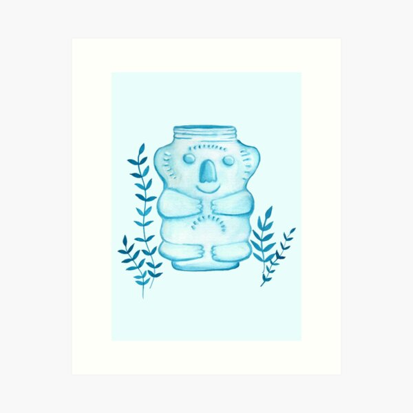 Koala Jar Art Print