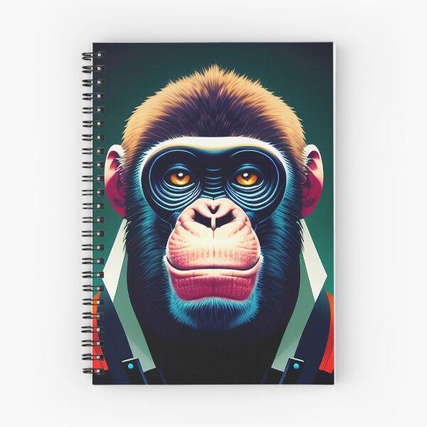 Item preview, cyberpunk gorilla  ape Kong portrait illustration art 2 designed and sold by vishalraifx.