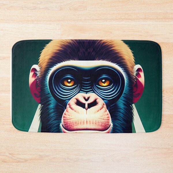 Item preview, cyberpunk gorilla  ape Kong portrait illustration art 2 designed and sold by vishalraifx.