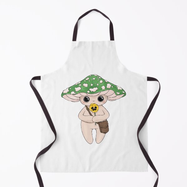 Item preview, Cottagecore Green Mushroom Man designed and sold by L-monade.