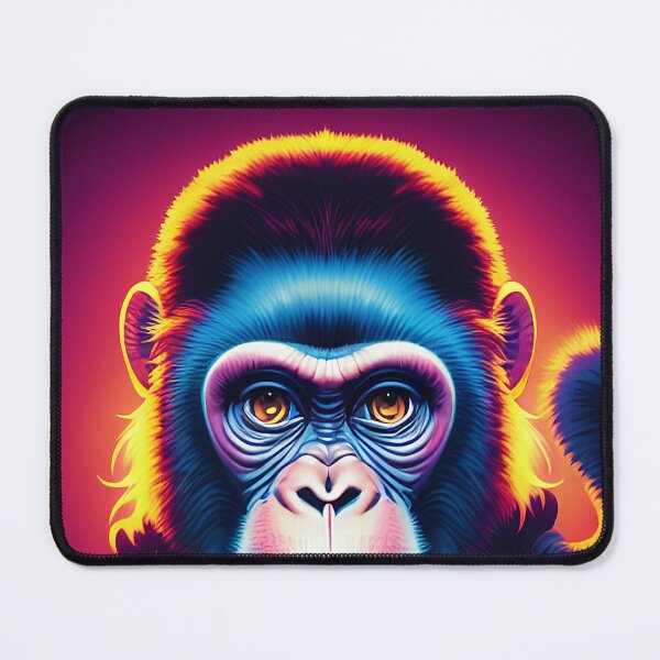 Item preview, cyberpunk gorilla  ape Kong portrait illustration art 5 designed and sold by vishalraifx.