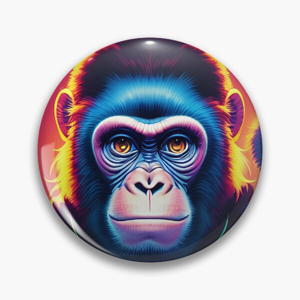Item preview, cyberpunk gorilla  ape Kong portrait illustration art 5 designed and sold by vishalraifx.