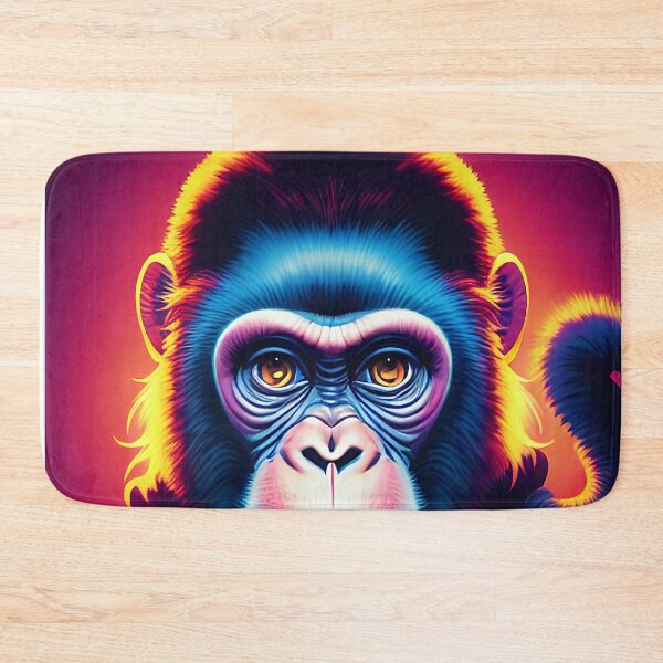 Item preview, cyberpunk gorilla  ape Kong portrait illustration art 5 designed and sold by vishalraifx.