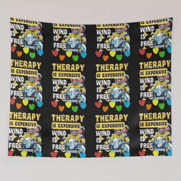 Item preview, THERAPY IS EXPENSIVE WIND IS FREE designed and sold by starfishstuff.