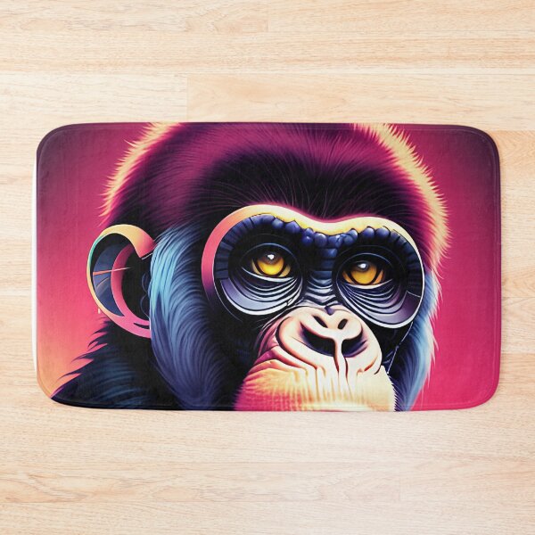 Item preview, cyberpunk gorilla  ape Kong portrait illustration art 6 designed and sold by vishalraifx.