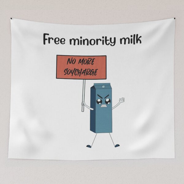 Item preview, Free minority milk No More Soycharge designed and sold by sinmsroeldy.