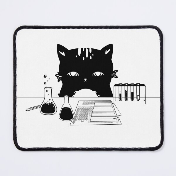 Item preview, chemist cat designed and sold by BrilliantDumb.