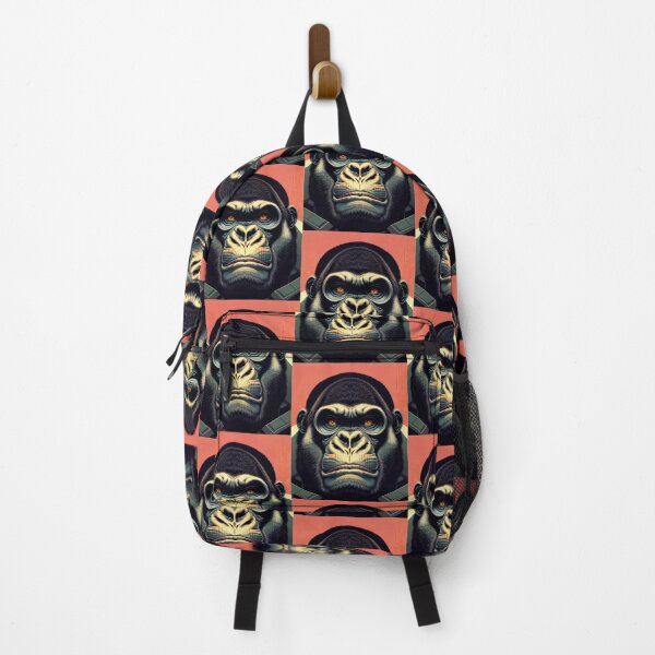 Item preview, cyberpunk gorilla  ape Kong portrait illustration art 10 designed and sold by vishalraifx.
