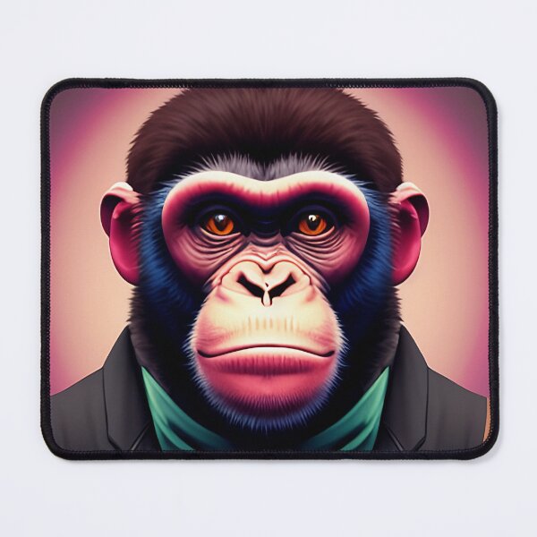 Item preview,  cyberpunk gorilla  ape Kong portrait illustration art 11 designed and sold by vishalraifx.