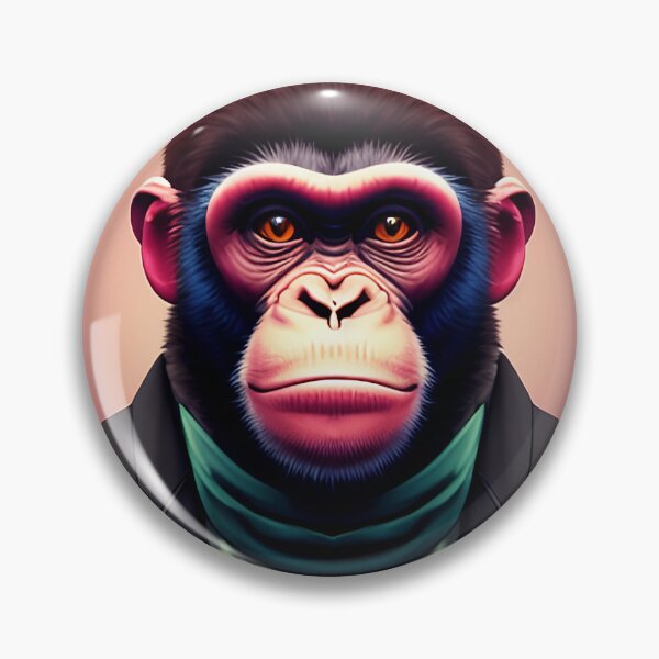 Item preview,  cyberpunk gorilla  ape Kong portrait illustration art 11 designed and sold by vishalraifx.