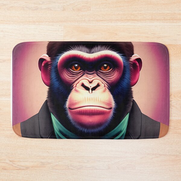 Item preview,  cyberpunk gorilla  ape Kong portrait illustration art 11 designed and sold by vishalraifx.
