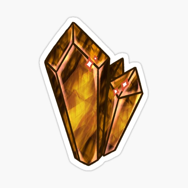 Tiger’s Eye Crystal Stone Sticker