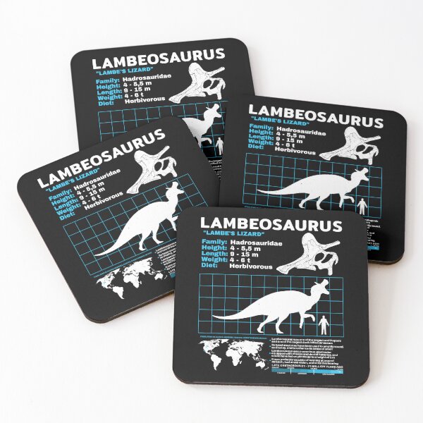 Item preview, Lambeosaurus datasheet designed and sold by NicGrayGraphic.