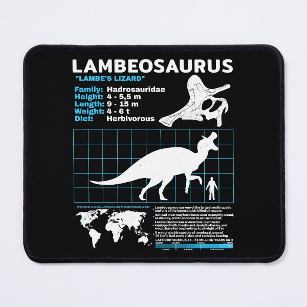 Item preview, Lambeosaurus datasheet designed and sold by NicGrayGraphic.