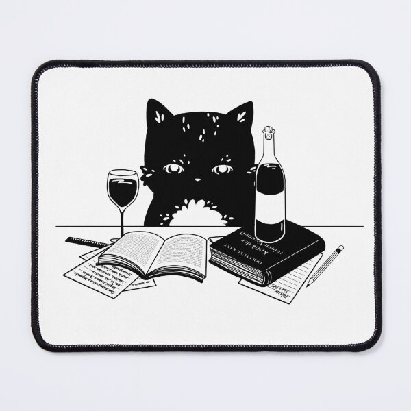 Item preview, philosophy cat designed and sold by BrilliantDumb.