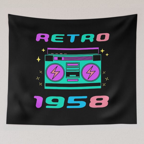 Item preview, 65 Years Old 70s Nostalgia Decorations Funny 1958 Cool 65th Birthday designed and sold by CoolCreative.