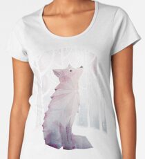 Fox in the Snow Women's Premium T-Shirt