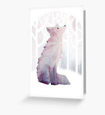 Fox in the Snow Greeting Card