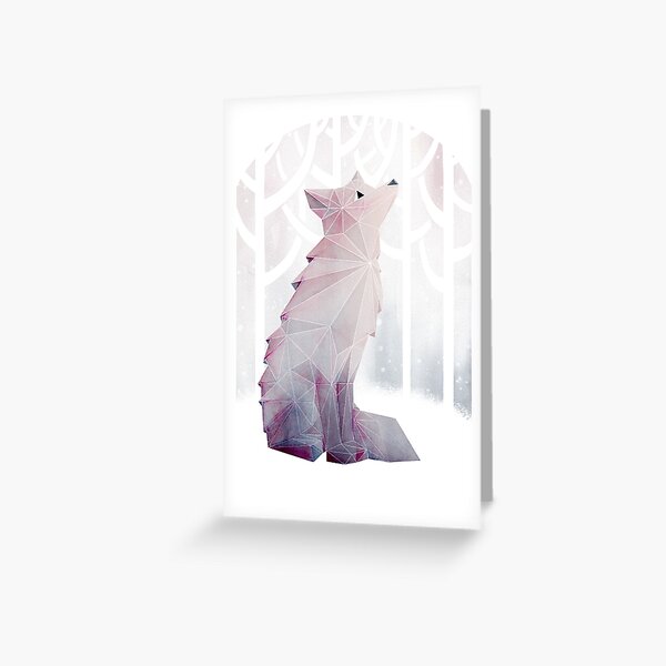 Fox in the Snow Greeting Card