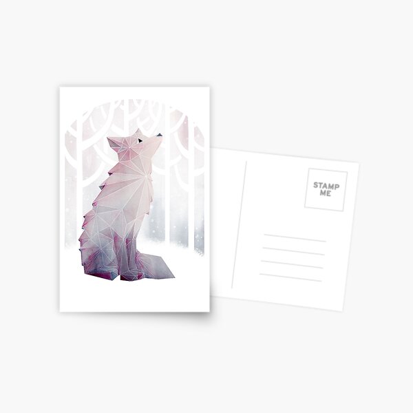 Fox in the Snow Postcard