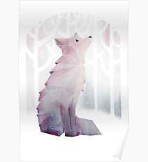 Fox in the Snow Poster