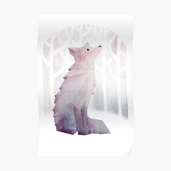 Fox in the Snow Poster