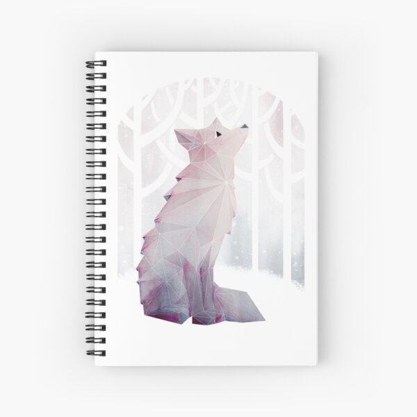 Fox in the Snow Spiral Notebook