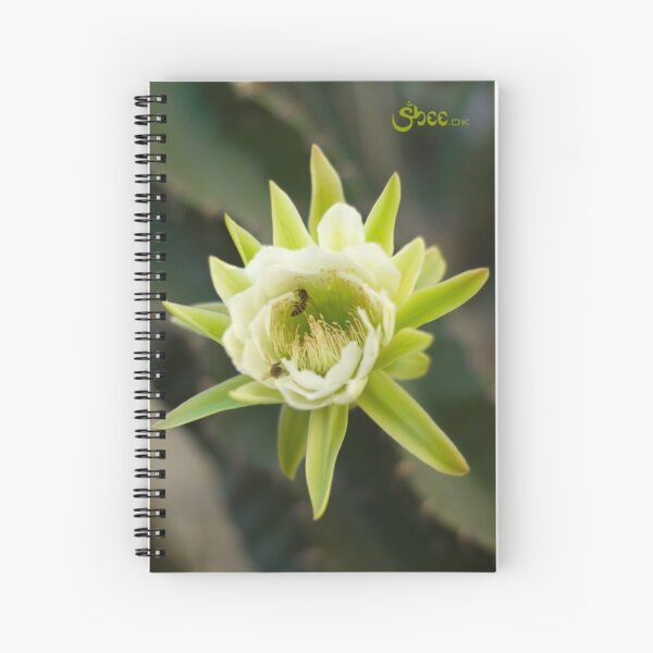 Princess of the Night - Bloom with Playful Bees Spiral Notebook